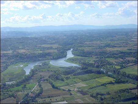 Il paesaggio fluviale dell'Arno