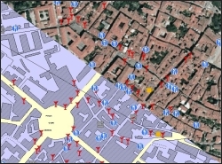 Estratto dalla mappa interattiva delle Attività Commerciali