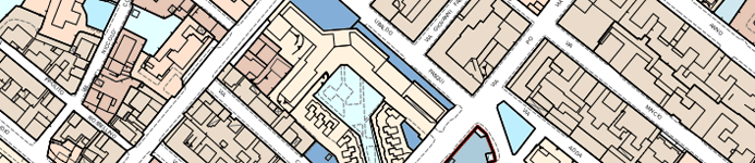 Un estratto della cartografia interattiva del Regolamento Urbanistico